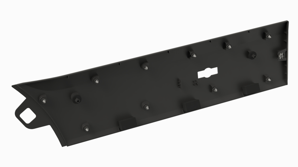 CM 37131 - TÜRKLEBEBAND - VORNE RECHTS MIT SIGNAL - GRAU