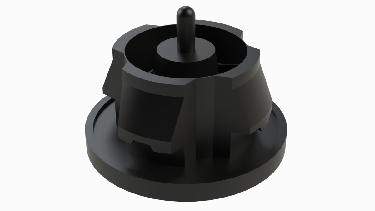 CM 19102 - ENGINE COVER PLUG - TOP - BLACK